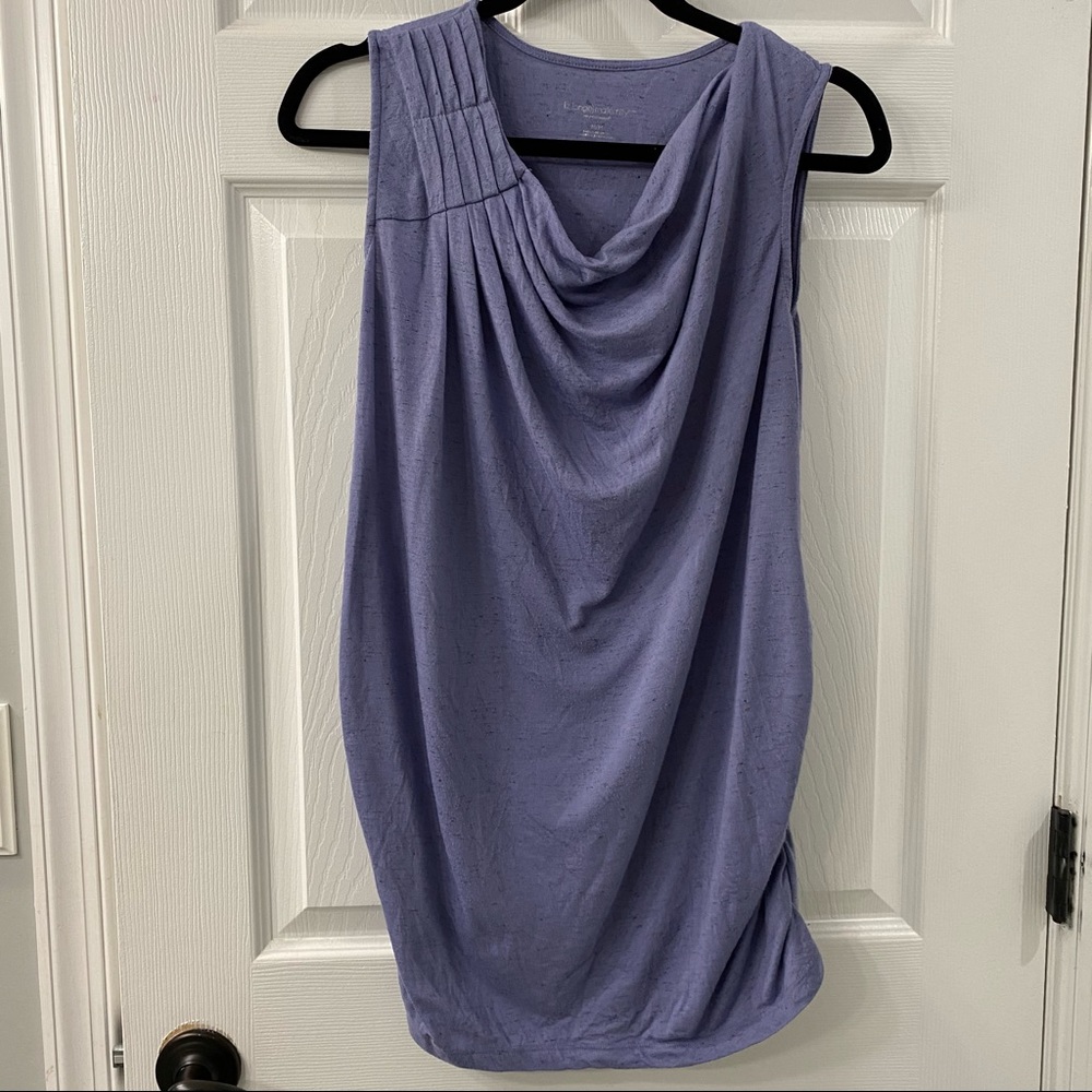 Liz Lange Maternity sleeveless purple lavender top